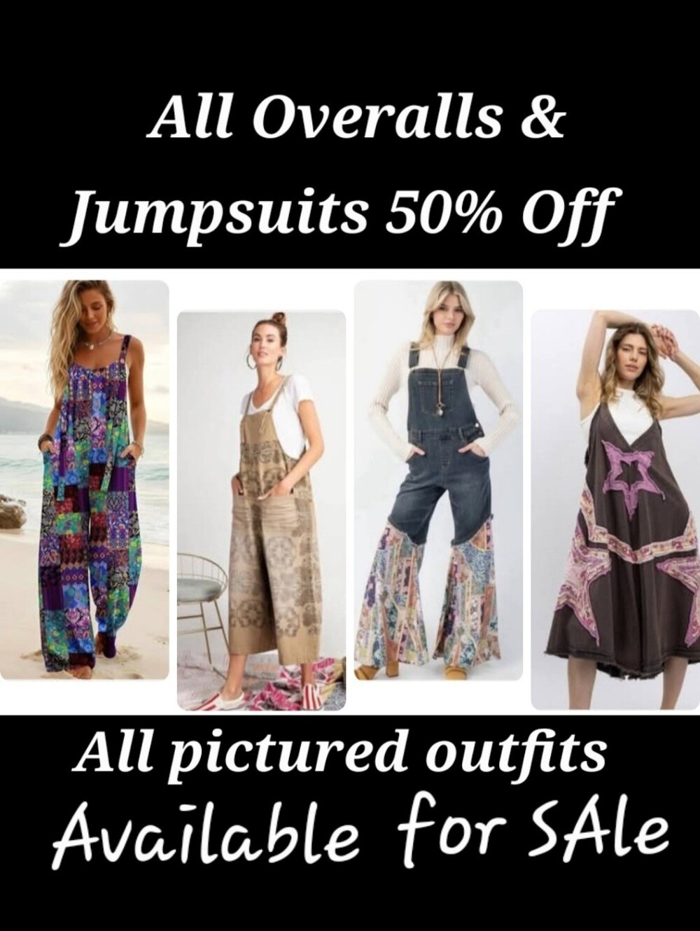 Overalls & Jumpsuits NOW 50% OFF. Take 50% Off My Listing Price and Send Offer